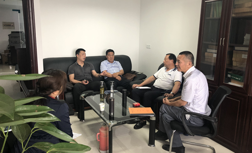 执行会长许胜利，常务副会长张文平、张玉坤开展调研