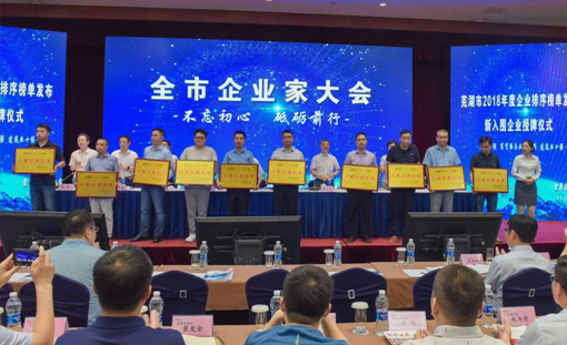 2019年7月6日芜湖市企联会召开全市企业家大会