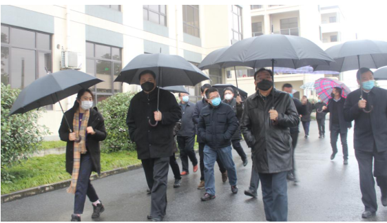 芜湖市市长贺懋燮一行到古麒绒材视察调研