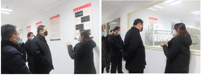 芜湖市市长贺懋燮一行到古麒绒材视察调研