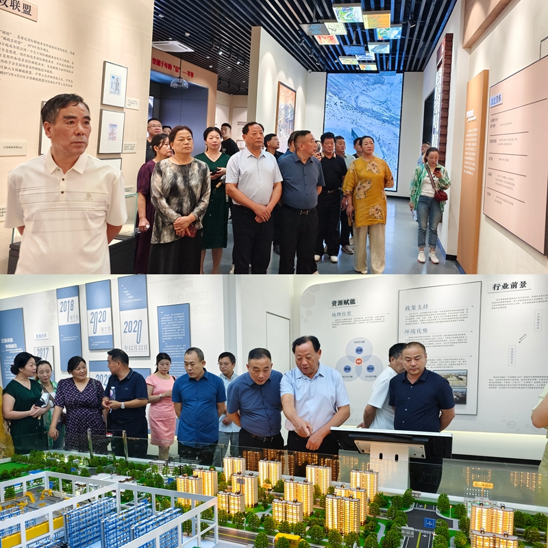 县企联会组织会员迎中秋学习考察活动