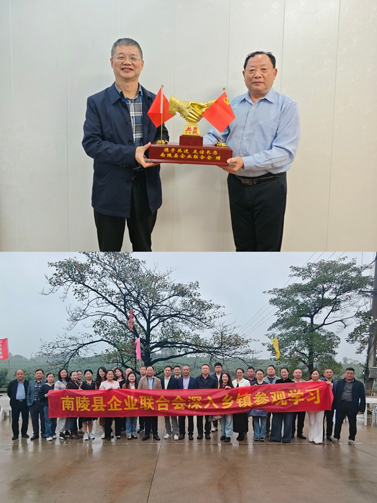 南陵县企联会赴工山镇参观学习